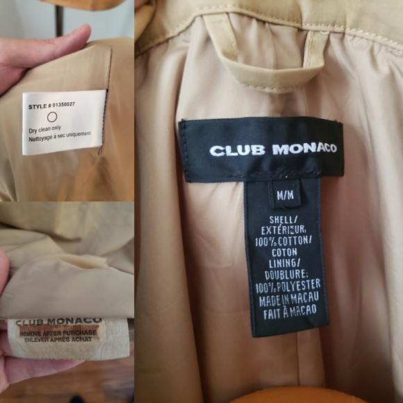 Club Monaco trench - Picture 6 of 7